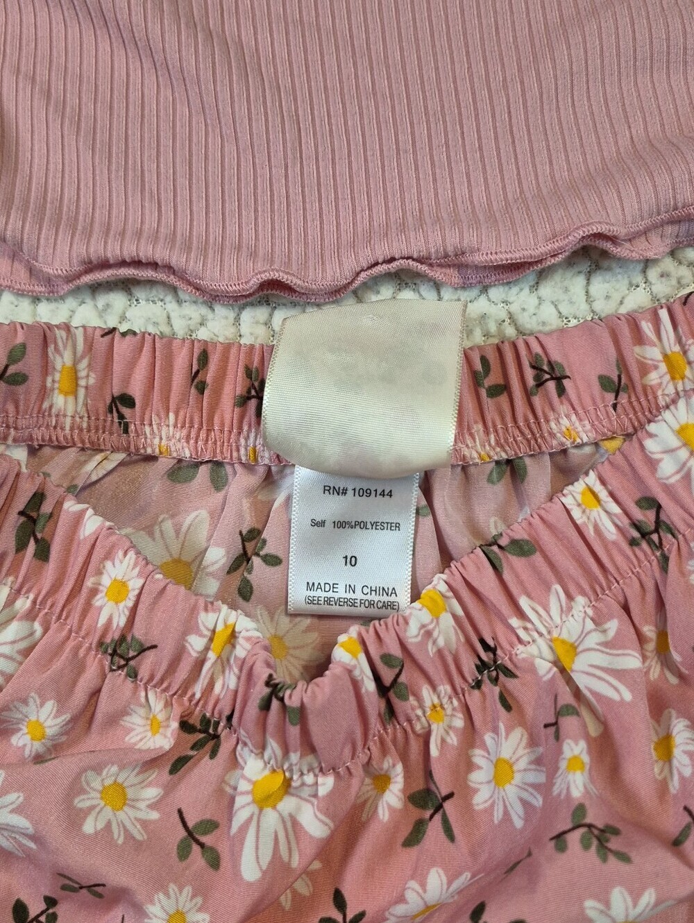 Girls' Pink 'Focus on Kindness' Butterfly Floral Casual Dress - Picture 4 of 4